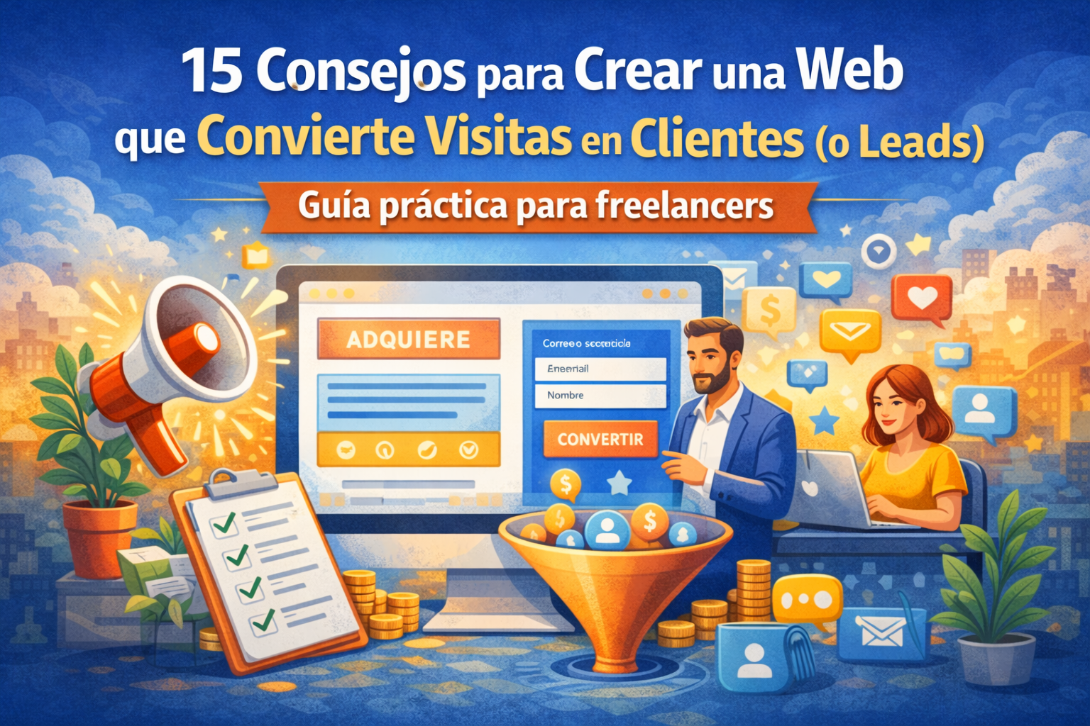 Convierte Visitas en Clientes